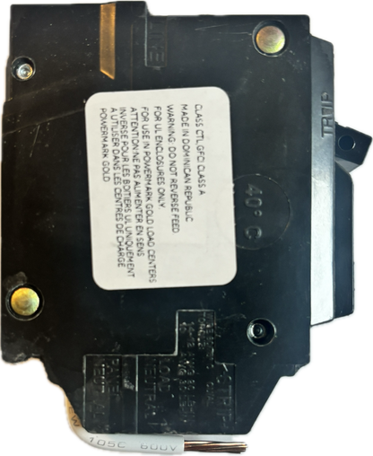General Electric THQL1120DFS Circuit Breaker | 120V 20A 1P 10kA@120V Plug-In