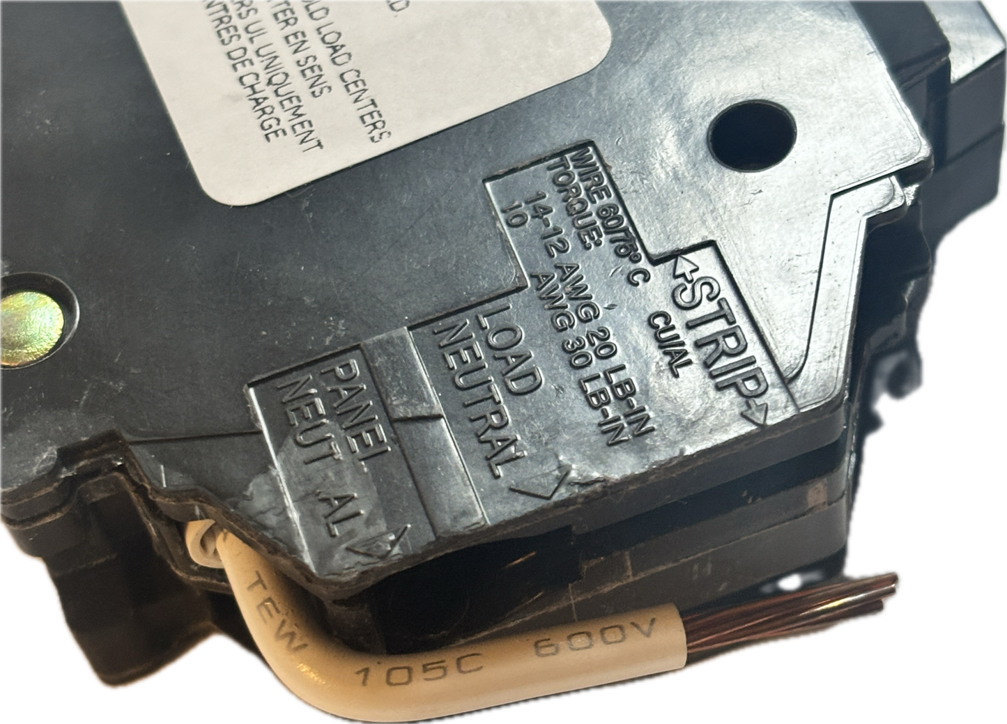 General Electric THQL1120DFS Circuit Breaker | 120V 20A 1P 10kA@120V Plug-In