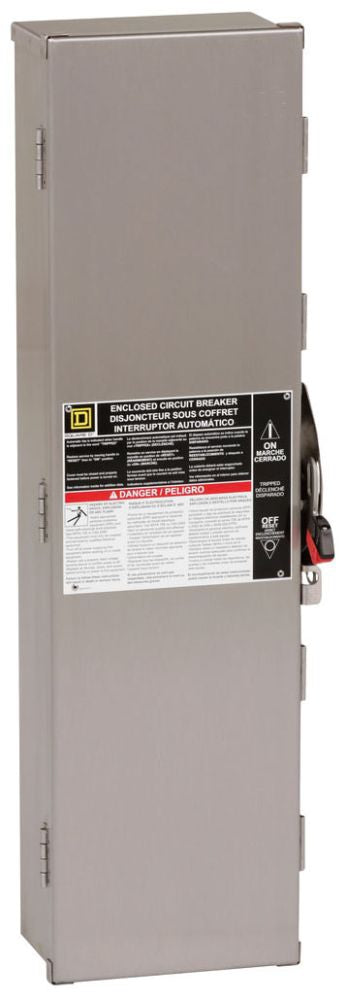 Square D J250DS Circuit Breaker Enclosure | 600V 250A Powerpact