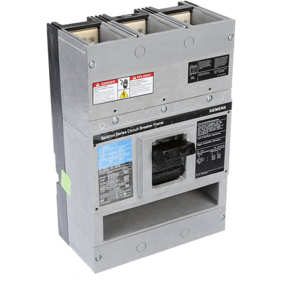 Siemens JD63F400 Circuit Breaker | 600V 400A 3P 35kA@480V Bolt-On Sentron Series