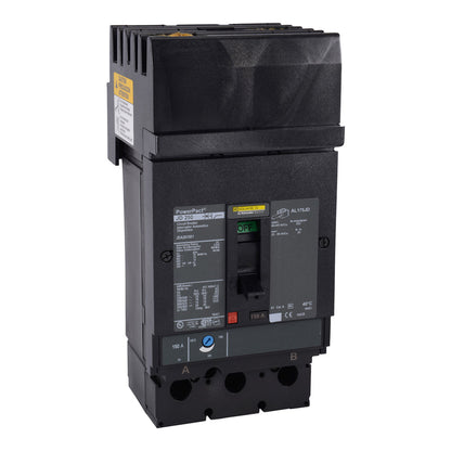 Square D JDA261501 Circuit Breaker | 600V 150A 2P 18kA@480V I-Line Style Plug-In Powerpact
