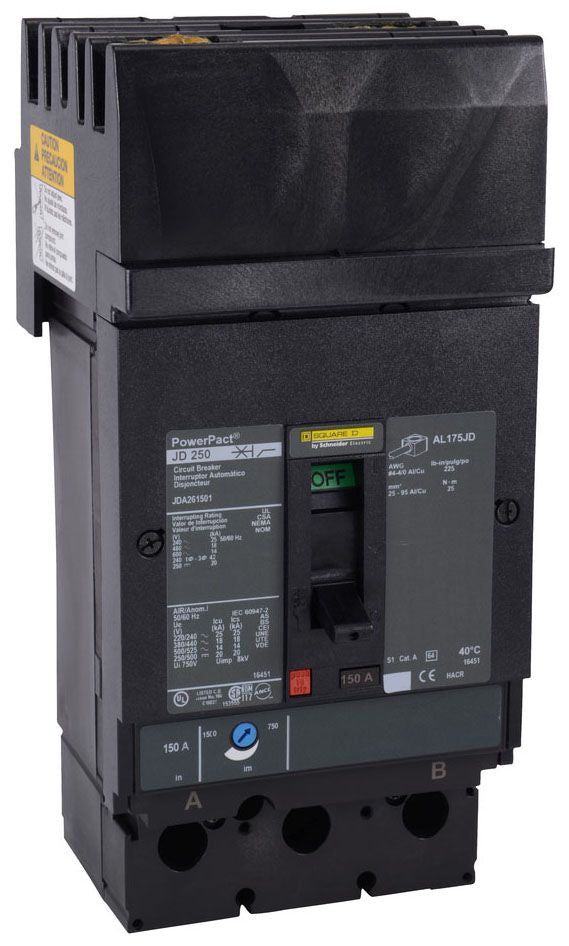 JDA262001 - Square D I-Line Style Plug-In 200 Amp 2 Pole Circuit Breaker - Essential Electric Supply