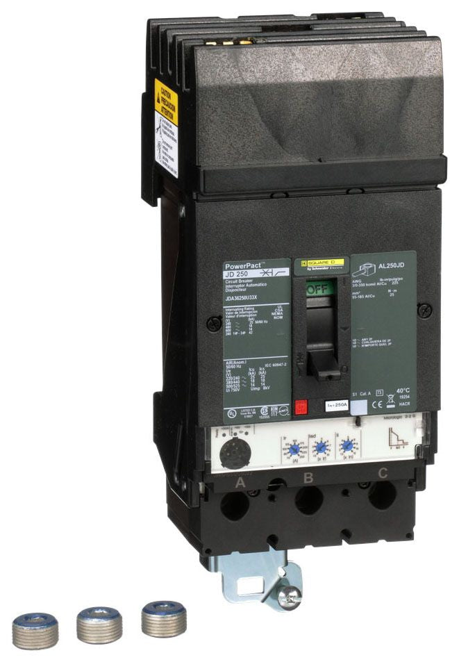 JDA36250U33X - Square D I-Line Style Plug-In 250 Amp 3 Pole Circuit Breaker - Essential Electric Supply