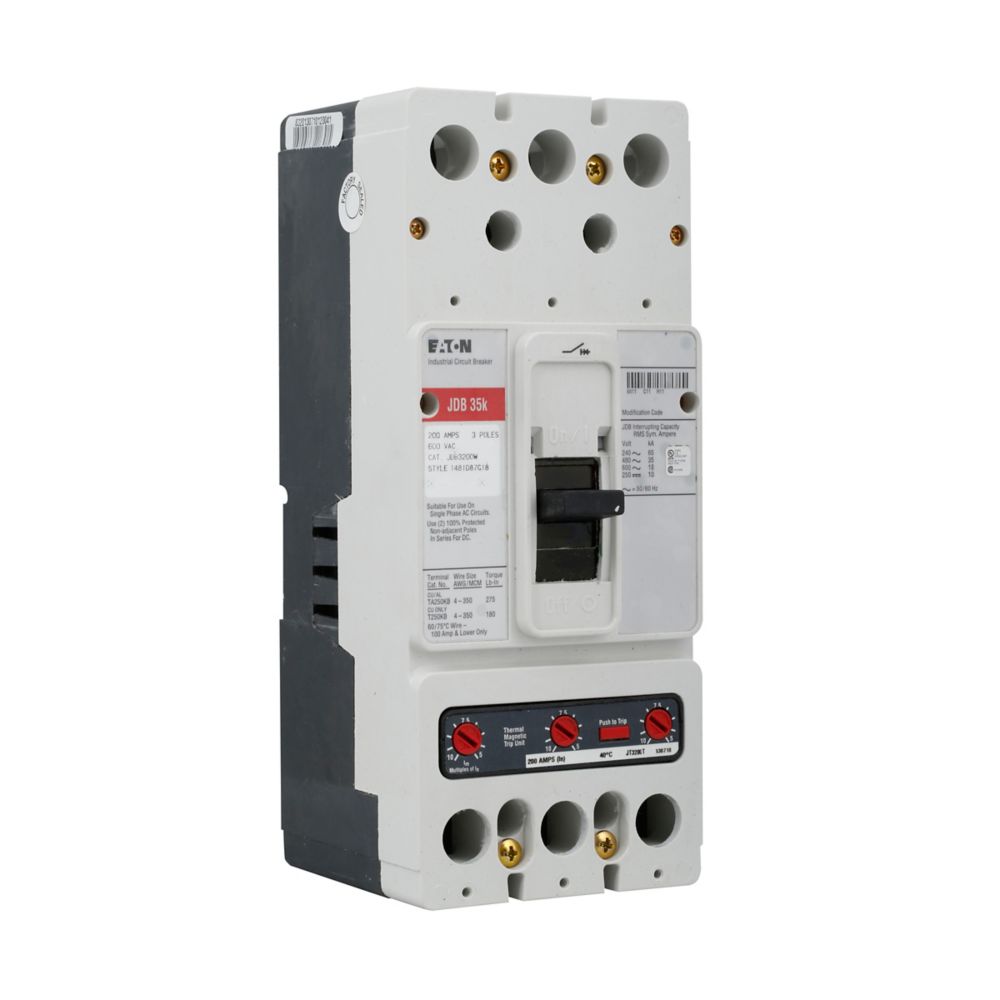 Eaton JDB3250KXD03 Circuit Breaker | Molded Case UL Listed