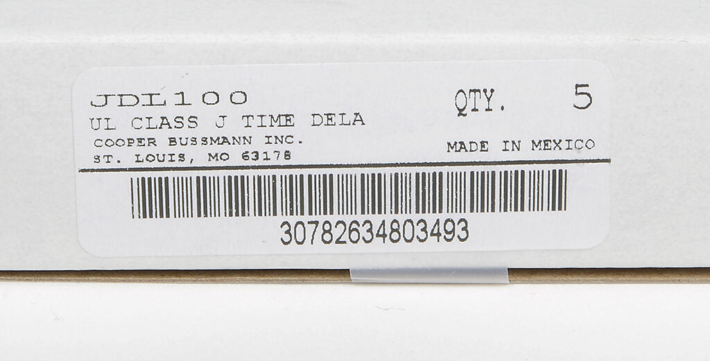 Edison Fuses JDL100 Fuse | JDL 600V 100A