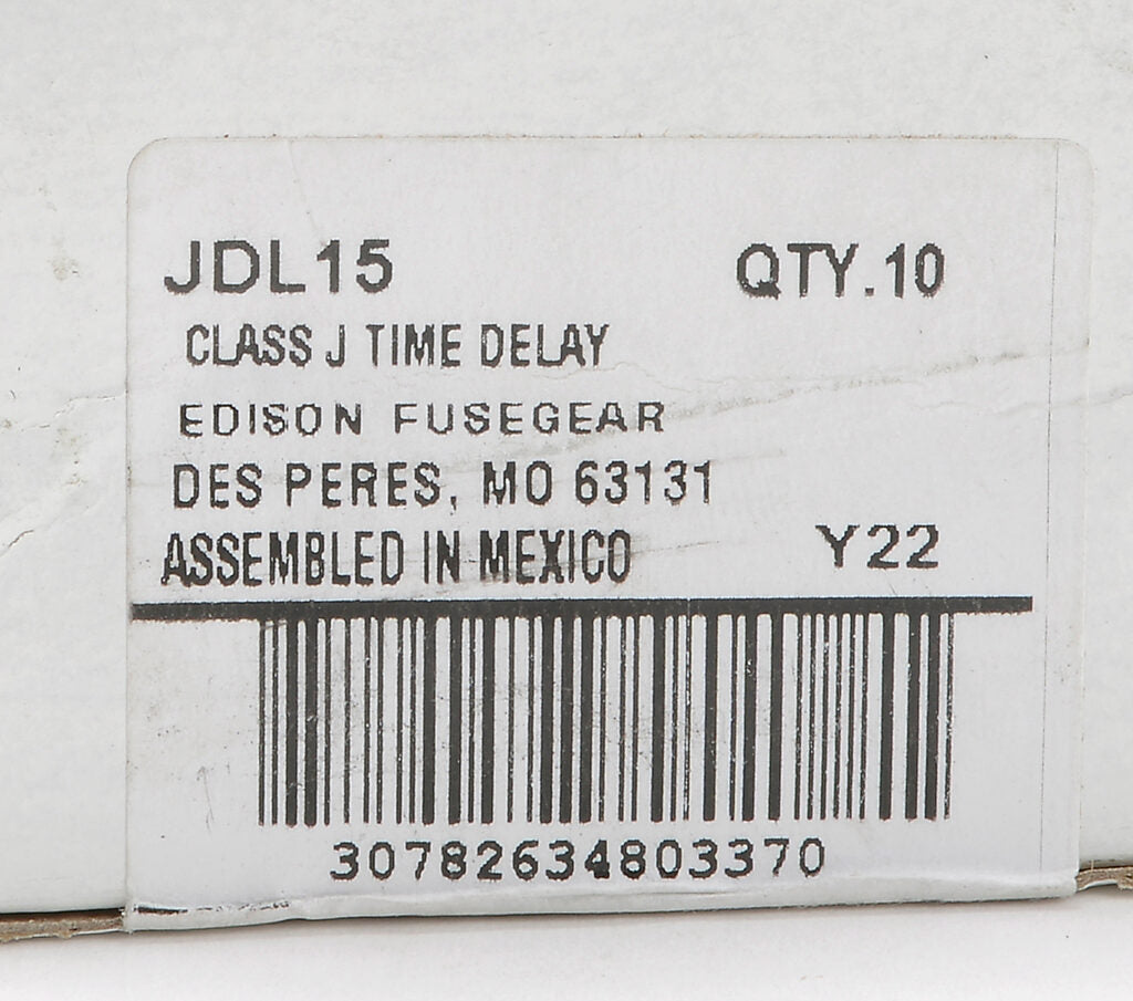 Edison Fuses JDL15 Fuse | JDL 600V 15A