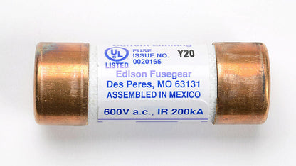 Edison Fuses JDL25 Low Voltage Fuse | 600V 25A 200kA@600V JDL