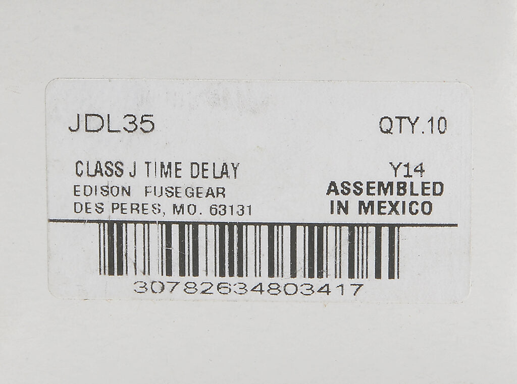 Edison Fuses JDL35 Fuse | JDL 600V 35A