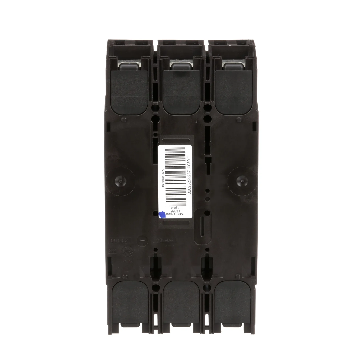Square D JDL36200 Circuit Breaker | 600V 200A 3P 18kA@480V Feed-Thru Powerpact