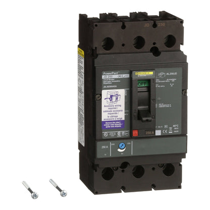 Schneider Electric JDL36250AASA Circuit Breaker | 600V 250A 18kA@480V Feed-Thru Powerpact