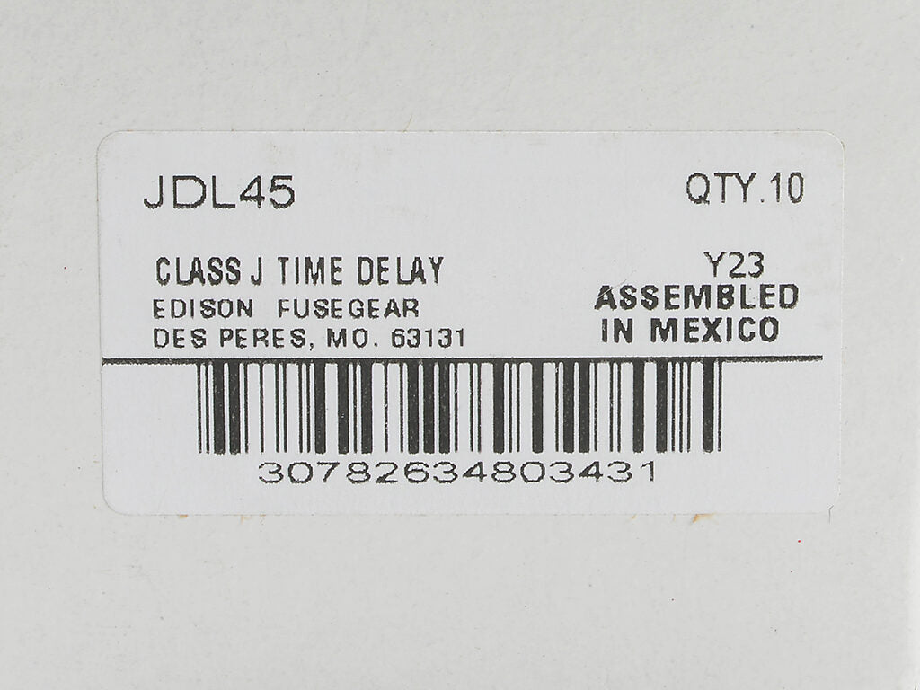 Edison Fuses JDL45 Fuse | JDL 600V 45A