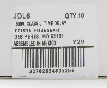 Edison Fuses JDL6 Fuse | JDL 600V 6A