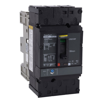Square D JDN36225 Circuit Breaker | 600V 225A 3P 18kA@480V Plug-In Powerpact