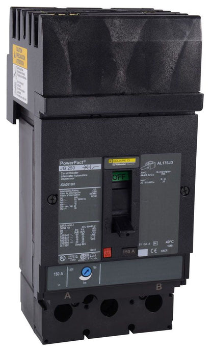 JGA262501 - Square D I-Line Style Plug-In 250 Amp 2 Pole Circuit Breaker - Essential Electric Supply