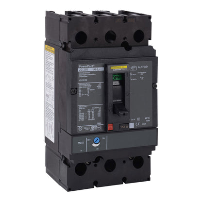 Square D JGL26200 Circuit Breaker | 600V 200A 2P 35kA@480V Bolt-On Powerpact