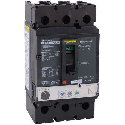 Square D JGL36250U31X Circuit Breaker | 600V 250A 3P 35kA@480V Feed-Thru Powerpact