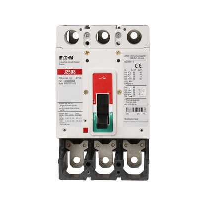 Cutler Hammer JGS3250AAG Circuit Breaker | 600V 250A 3P 35kA@480V Feed-Thru Series G