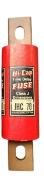 Bussmann JHC70 Fuse | 600V 70A 200kA@600V Bolt-In Class J 1 Barrel Hi Cap