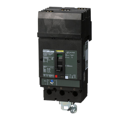 Square D JJA36150 Circuit Breaker | 600V 150A 3P 65kA@480V I-Line Style Plug-In Powerpact
