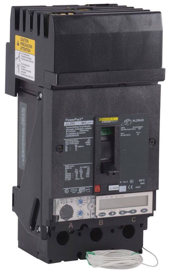 JJA36250U53X - Square D I-Line Style Plug-In 250 Amp 3 Pole Circuit Breaker - Essential Electric Supply