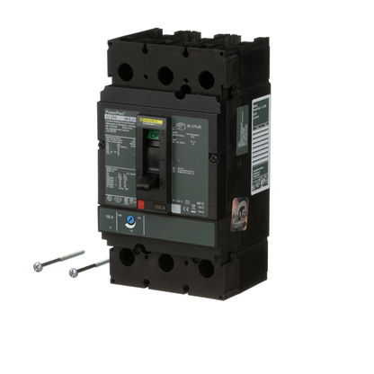Square D JJL36150 Circuit Breaker | 600V 150A 3P 65kA@480V Feed-Thru Powerpact