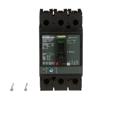 Square D JJL36175 Circuit Breaker | 600V 175A 3P 65kA@480V Feed-Thru Powerpact