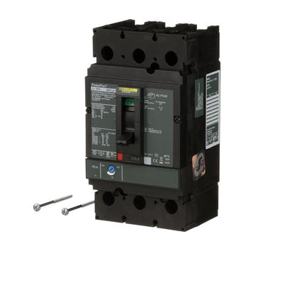 Square D JJL36175 Circuit Breaker | 600V 175A 3P 65kA@480V Feed-Thru Powerpact