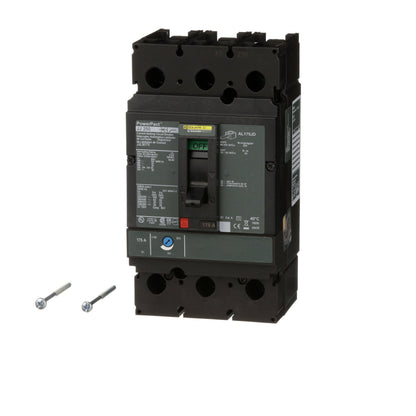 Square D JJL36175 Circuit Breaker | 600V 175A 3P 65kA@480V Feed-Thru Powerpact