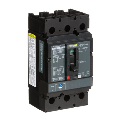 Square D JJL36200 Circuit Breaker | 600V 200A 3P 65kA@480V Feed-Thru Powerpact