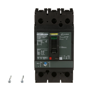 Square D JJL36250 Circuit Breaker | 600V 250A 3P 65kA@480V Feed-Thru Powerpact