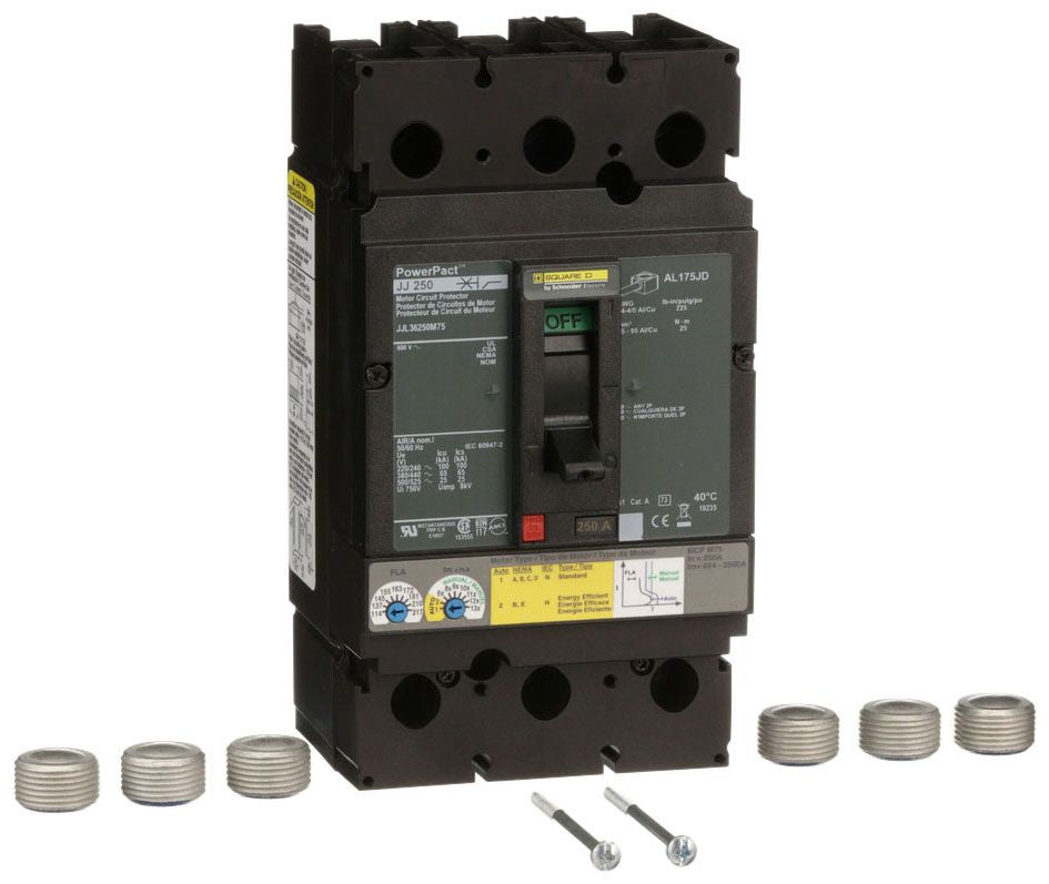 JJL36250M75 - Square D/ Schneider Electric Feed-Thru 250 Amp 3 Pole Circuit Breaker - Essential Electric Supply
