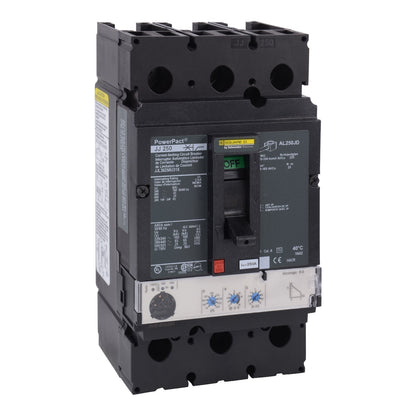Square D JJL36250U31X Molded Case Circuit Breaker | 600V 250A 3P 65kA@480V Feed-Thru Powerpact