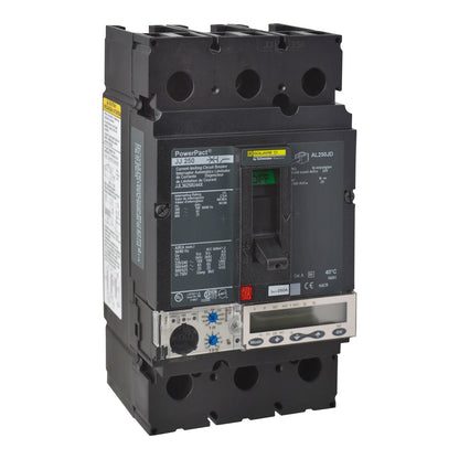 Square D JJL36250U44X Molded Case Circuit Breaker | 600V 250A 3P 65kA@480V Feed-Thru Powerpact