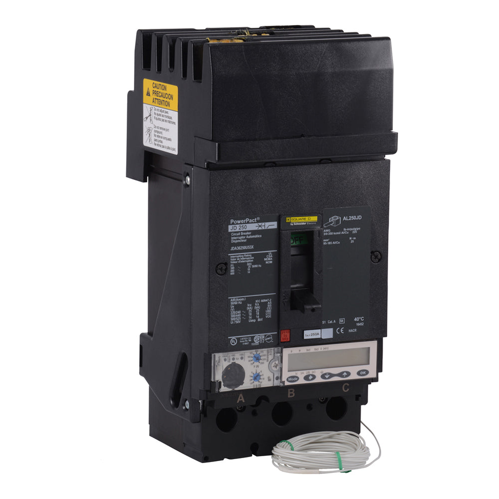 Schneider Electric JLA36250U53X Circuit Breaker | Powerpact JLA 600V 250A