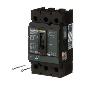 Square D JLL36200 Circuit Breaker | 600V 200A 3P 100kA@480V Feed-Thru Powerpact JLL