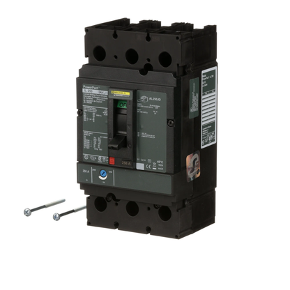 Square D JLL36250 Circuit Breaker | 600V 250A 3P 100kA@480V Feed-Thru Powerpact