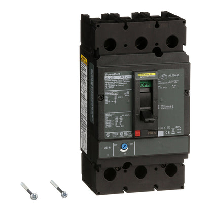 Square D JLL36250 Circuit Breaker | 600V 250A 3P 100kA@480V Feed-Thru Powerpact