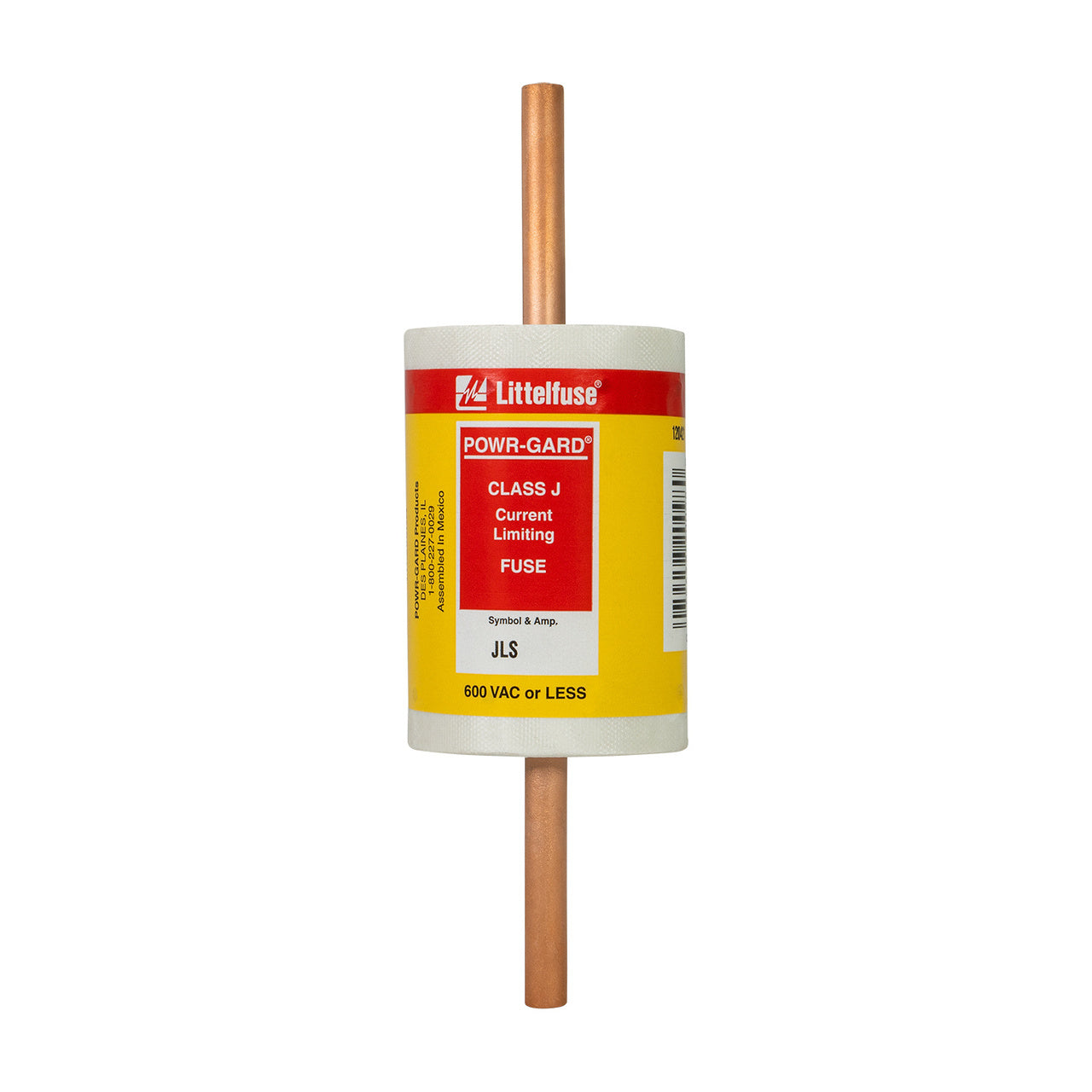 Littelfuse JLS-600 Fuse | Medium Voltage Fuse 1.06 Diameter J Class 1 Barrel