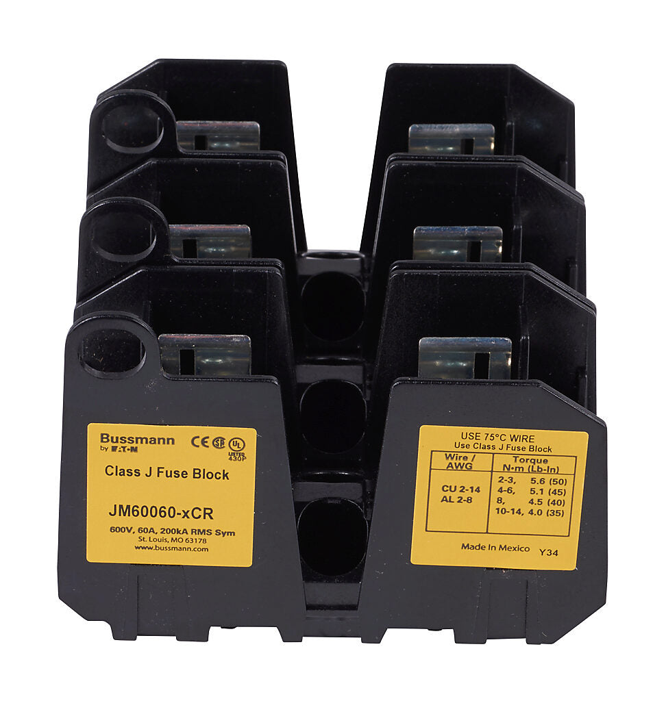 Bussmann JM60060-3CR Low Voltage Fuse | 1 Barrel Diameter 3 Class E