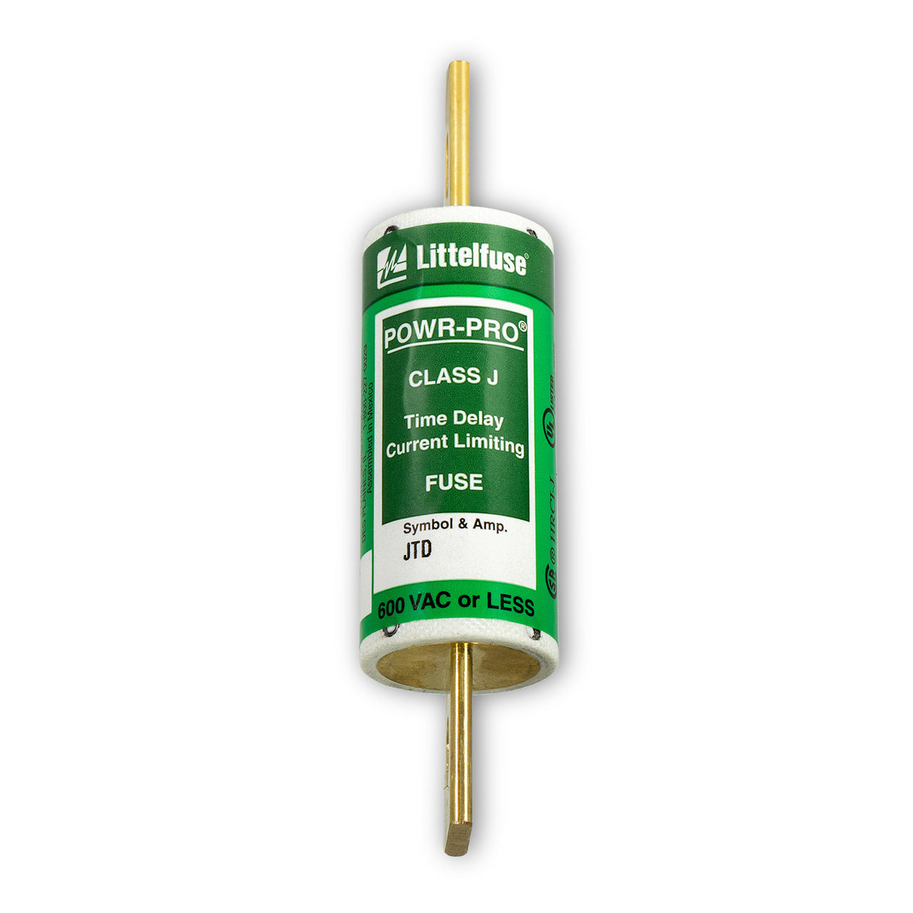 Littelfuse JTD-070 Class J Time-Delay Fuse | 70A 600VAC 300VDC POWR-PRO