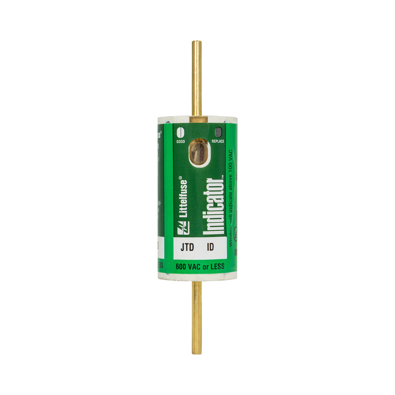 Littelfuse JTD150ID Fuse | JTD_ID Series - UL Class J Time-Delay Fuses with Indication JTD_ID Series - UL Class J Time-Delay Fuses with Indication 600V 150A