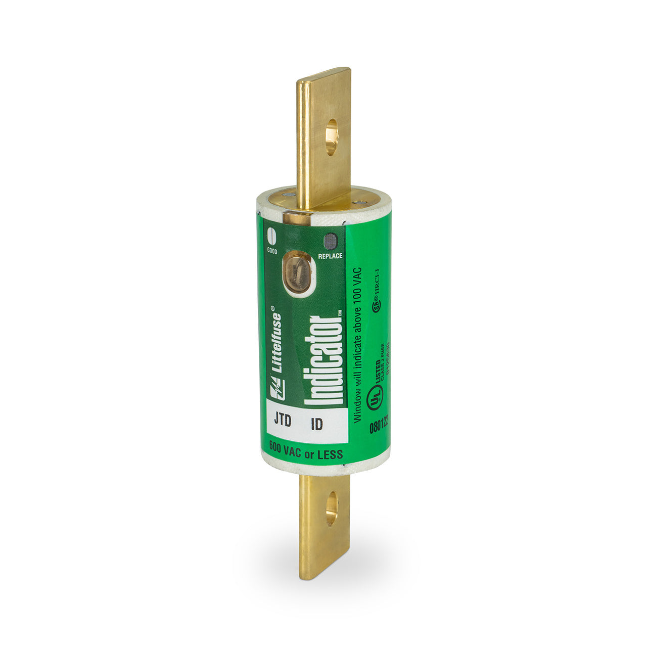 Littelfuse JTD150ID Fuse | JTD_ID Series - UL Class J Time-Delay Fuses with Indication JTD_ID Series - UL Class J Time-Delay Fuses with Indication 600V 150A