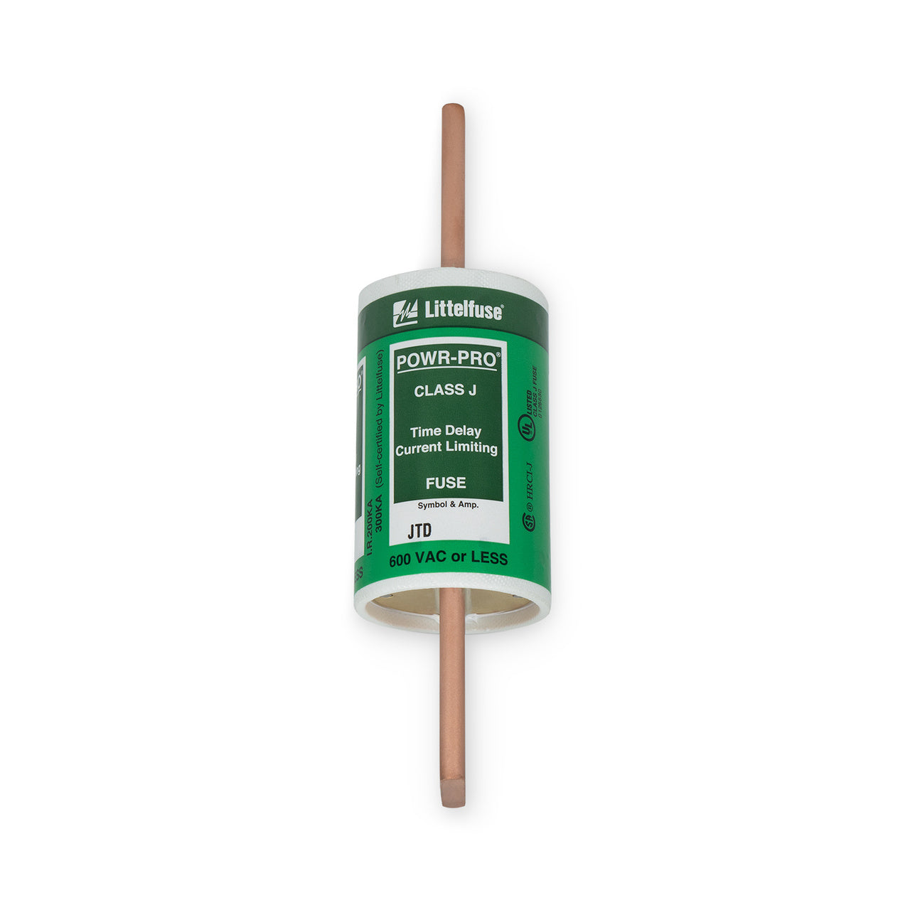 Littelfuse JTD300 Fuse | 600V 300A 200kA@600V JTD Series - UL Class J Time-Delay Fuses