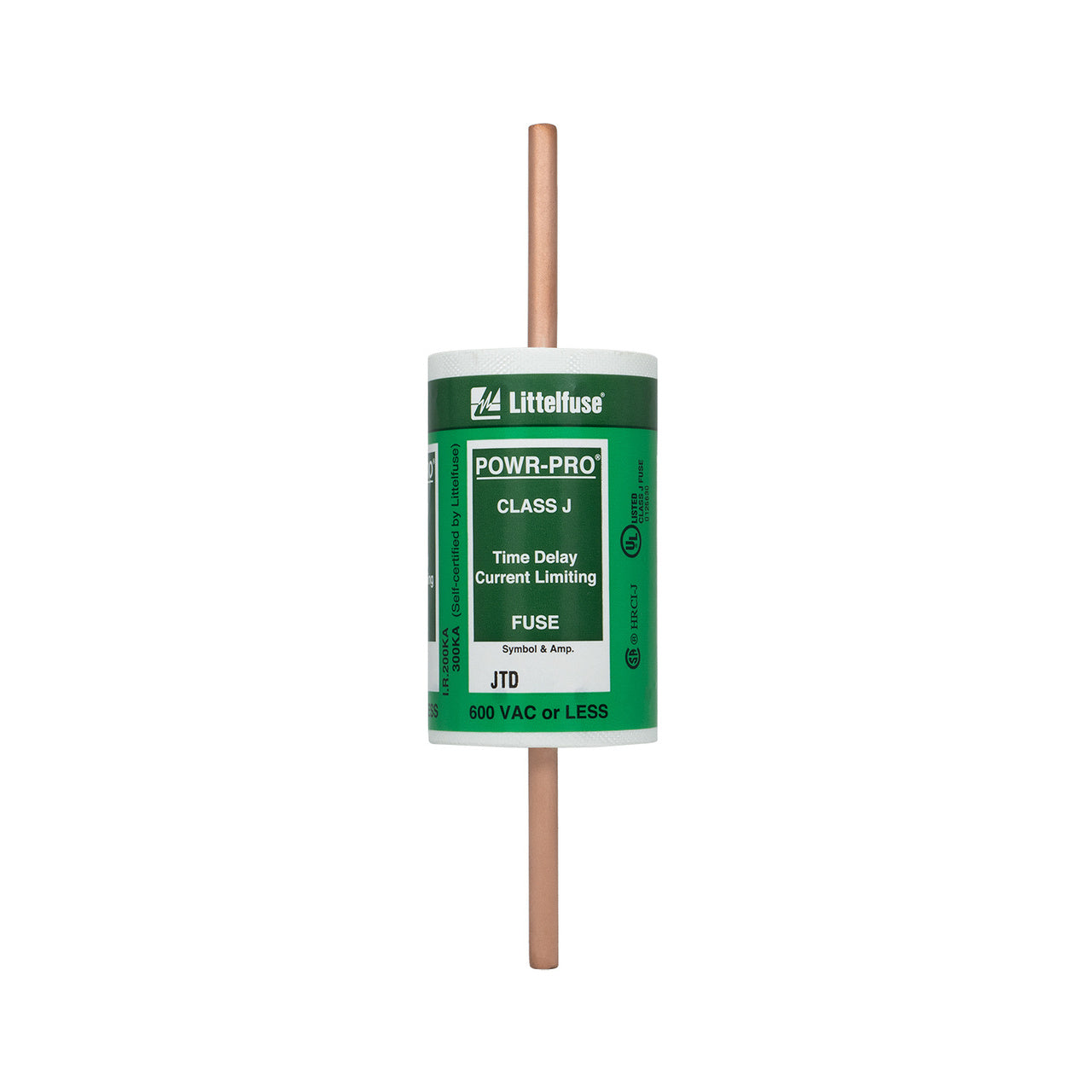Littelfuse JTD300 Fuse | 600V 300A 200kA@600V JTD Series - UL Class J Time-Delay Fuses
