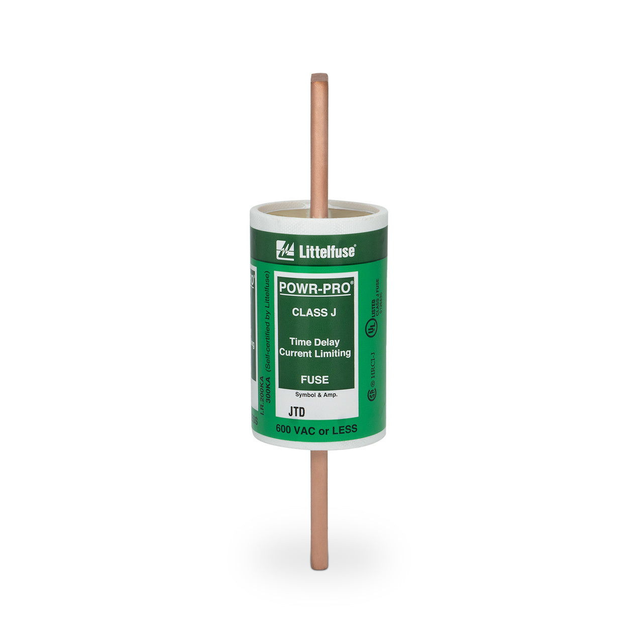 Littelfuse JTD300 Fuse | 600V 300A 200kA@600V JTD Series - UL Class J Time-Delay Fuses
