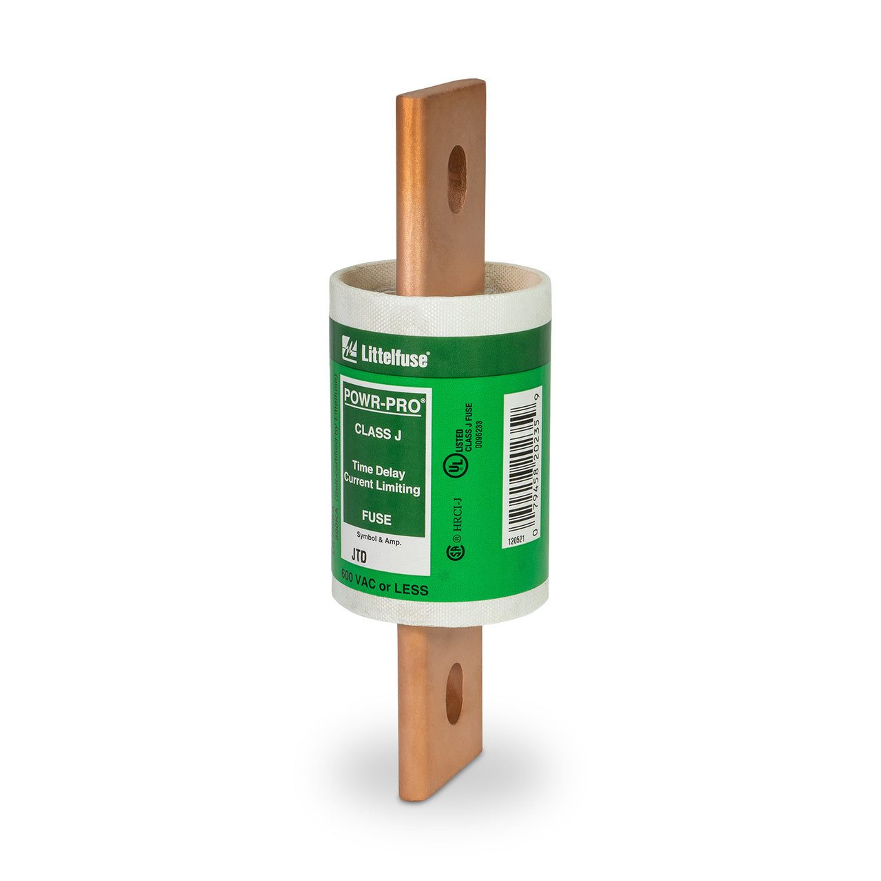 Littelfuse JTD400 Fuse | 600V 400A 200kA@600V JTD Series - UL Class J Time-Delay Fuses