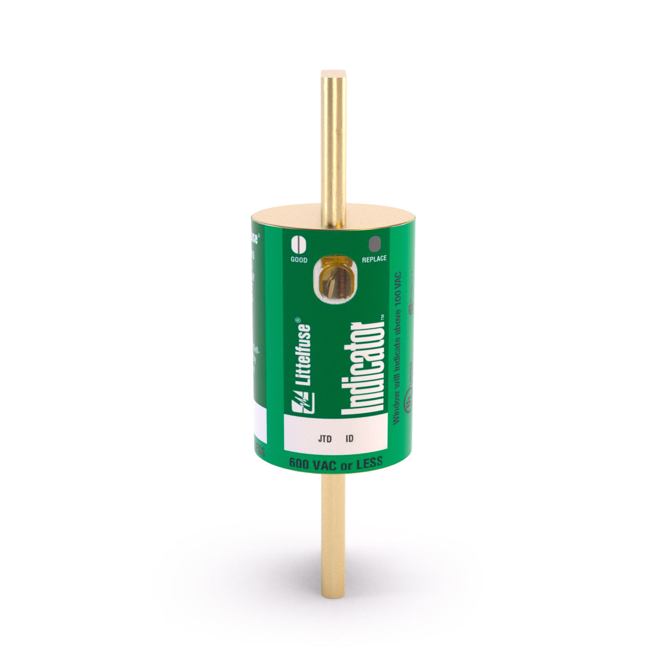 Littelfuse JTD600ID Fuse | 600V 600A 200kA@600V JTD_ID Series - UL Class J Time-Delay Fuses with Indication