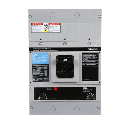 Siemens JXD22B400 Molded Case Circuit Breaker | 240V 400A 2P 65kA@240V Bolt-On Sentron Series