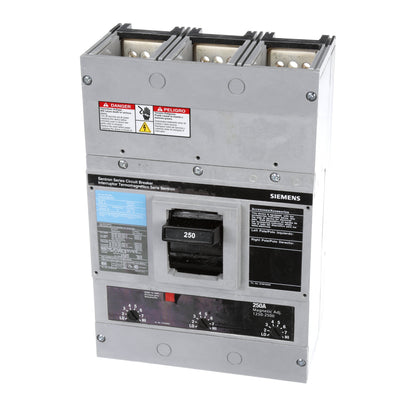 Siemens JXD23B250 Circuit Breaker | 240V 250A 3P 65kA@240V Bolt-On Sentron Series