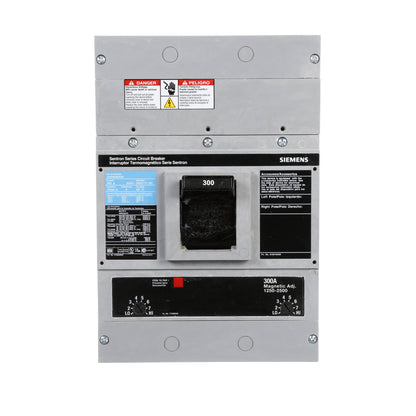 Siemens JXD62B300 Circuit Breaker | 600V 300A 2P 35kA@480V Bolt-On Sentron Series